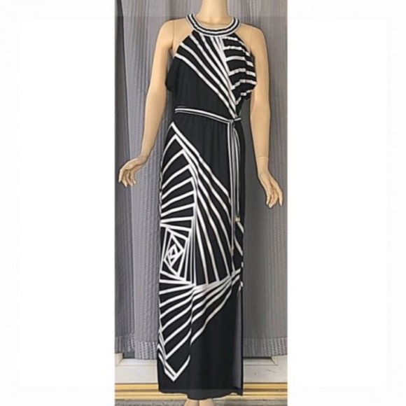 BCBG MaxAzria Karsen Grecian Long Maxi Dress - Picture 2 of 5